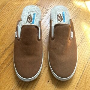 Vans Ultra Cush Sherpa Slip on Mule Slippers